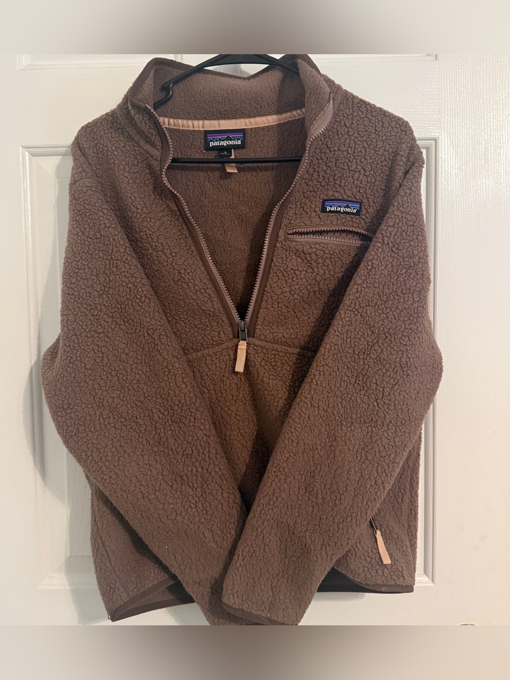 Women's Retro Pile Marsupial Fleece Pullover Size S